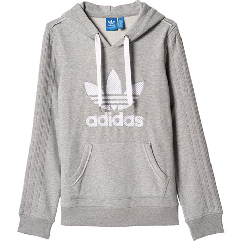 adidas kapuzenpulli damen grau günstig|Adidas Hoodies & Kapuzenpullover für Damen online entdecken.